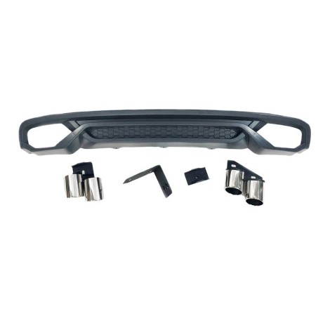 Rear diffuser AUDI A4 B8 LIMOUSINE / AVANT ABS