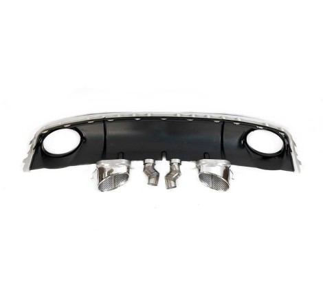HECKANSATZ HECKSPOILER DIFFUSOR AUDI A4 B8 LIMOUSINE / AVANT 2012-2015 LOOK RS4 ABS