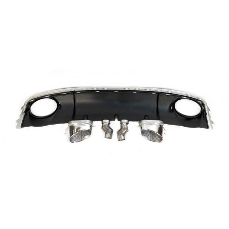 HECKANSATZ HECKSPOILER DIFFUSOR AUDI A4 B8 LIMOUSINE / AVANT 2012-2015 LOOK RS4 ABS