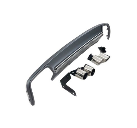 Difusor trasero AUDI A4 B8 4P / AVANT 2012-2015 ABS