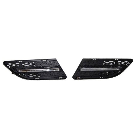 SET OF DAY LIGHTS FOR BUMPER BMW E90 AND GRILLS