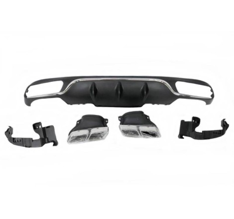 Déflecteur Arrière Mercedes W213 4 portes look AMG E63 ABS