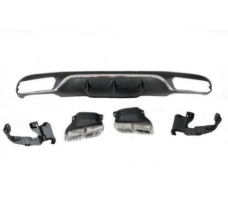 Déflecteur Arrière Mercedes W213 4 portes look AMG E63 ABS