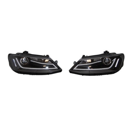 Fanali Day Light Volkswagen Jetta 11 Black
