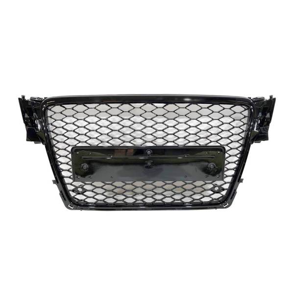 FRONT GRILL AUDI A4 B8 "LOOK RS4 FULL BLACK" (09-12)