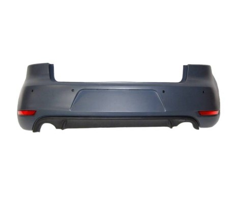 Rear Bumper Volkswagen Golf 6 GTI 2 Exhausts ABS