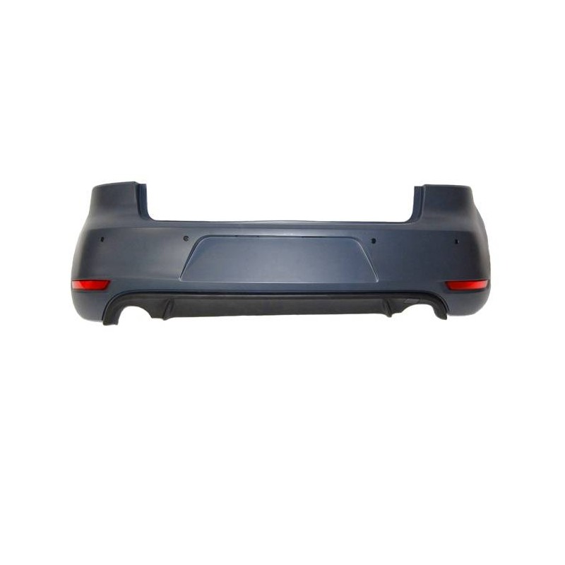 Paraurti Posteriore Volkswagen Golf 6 Look GTI 2 Scarico ABS