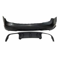 Paragolpes Trasero Mercedes W204 11-13 2-4P Look AMG C63 Parktronic ABS