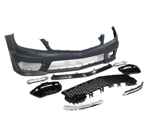 Pare-Choc Avant Mercedes W204 Coupe / 4 Portes 2007-2013 look AMG C63 Park Sensor