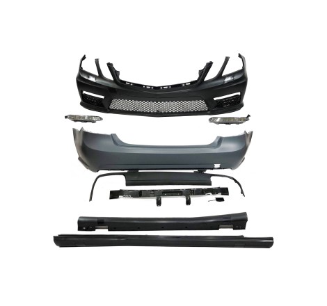 STOßSTANGENSET BODYKIT MERCEDES W212 2010-2013 LOOK AMG E63