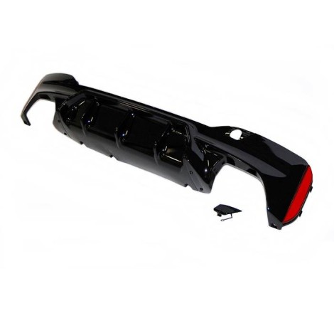 HECKANSATZ HECKSPOILER DIFFUSOR BMW G30 / G31 M Look M5 Gloss Black