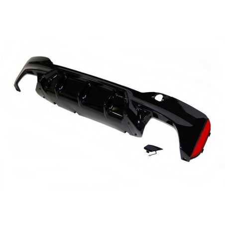 HECKANSATZ HECKSPOILER DIFFUSOR BMW G30 / G31 M Look M5 Gloss Black