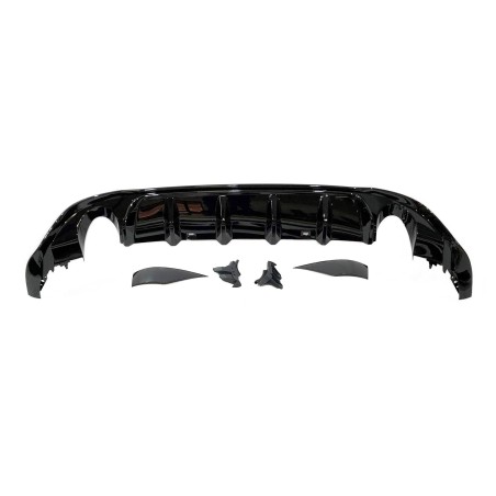 Rear Diffuser Volkswagen Golf 7.5 Glossy Black