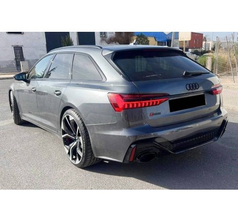 HECKSTOßSTANGE HECKSCHÜRZE Audi A6 C8 Avant Look RS6