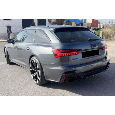 HECKSTOßSTANGE HECKSCHÜRZE Audi A6 C8 Avant Look RS6