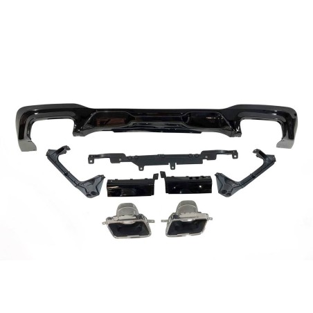 Diffuseur Arrière BMW F44 look M Performance Noir brillant