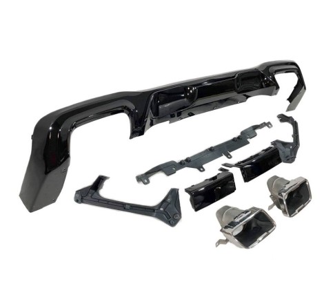 Diffuseur Arrière BMW F44 look M Performance Noir brillant