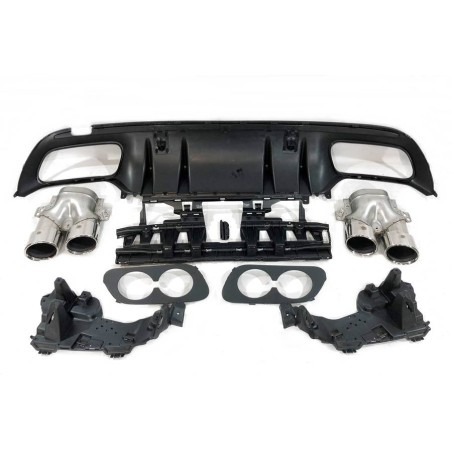 HECKANSATZ HECKSPOILER DIFFUSOR MERCEDES W205 2019 4D / SW AMG look C43