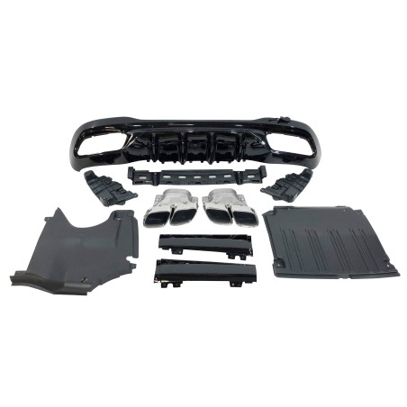 Rear Diffuser Mercedes W206 Sedan / SW Look C63