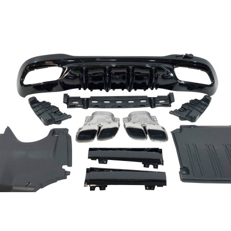 Rear Diffuser Mercedes W206 Sedan / SW Look C63