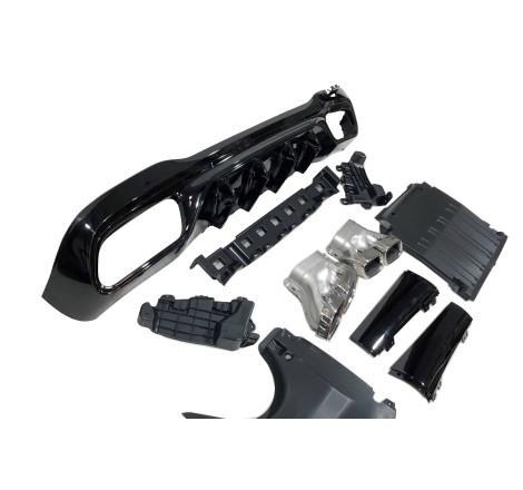 Rear Diffuser Mercedes W206 Sedan / SW Look C63