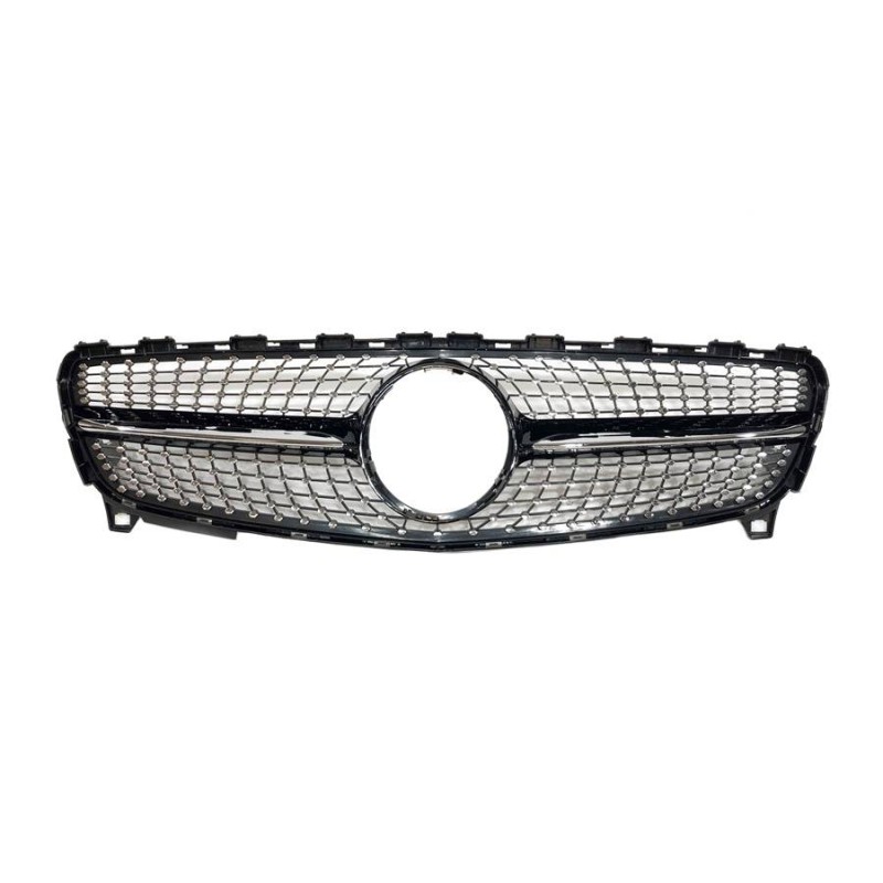 FRONT GRILL MERCEDES W176 2016-2018 LOOK DIAMOND