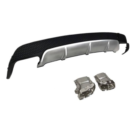 Rear Diffuser Mercedes CLA W117 2013-2018 Look A45 ABS