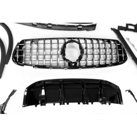 STOßSTANGENSET BODYKIT Mercedes X253 GLC 2020+ Look AMG GLC63