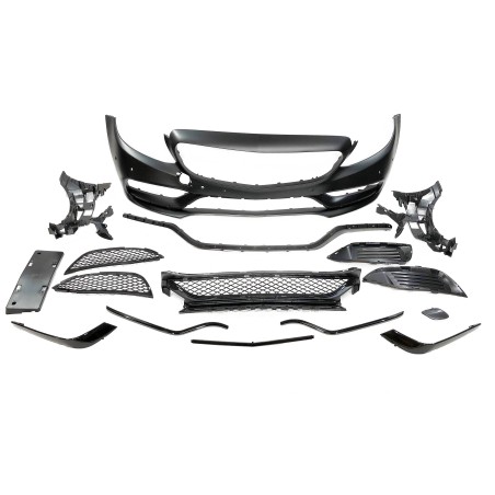 STOßSTANGENSET BODYKIT Mercedes W205 2014-2018 4 doors Look AMG