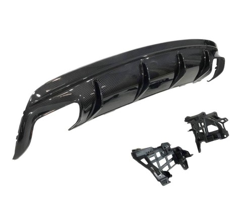 Rear Diffuser Mercedes CLA W117 16-18 4D/SW Look Carbon A45