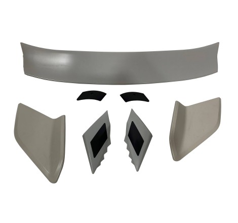 HECKLIPPE SPOILER HECKSPOILER KOFFERRAUM LIPPE HONDA CIVIC MK10 Hatchback 2016+ look Type R Mod 2