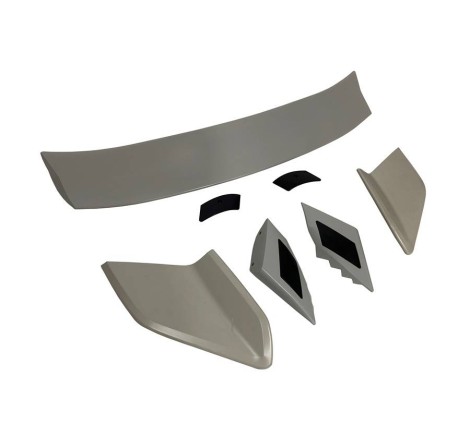 HECKLIPPE SPOILER HECKSPOILER KOFFERRAUM LIPPE HONDA CIVIC MK10 Hatchback 2016+ look Type R Mod 2