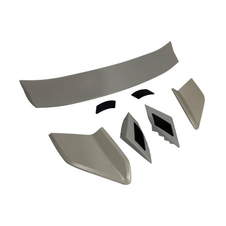 HECKLIPPE SPOILER HECKSPOILER KOFFERRAUM LIPPE HONDA CIVIC MK10 Hatchback 2016+ look Type R Mod 2