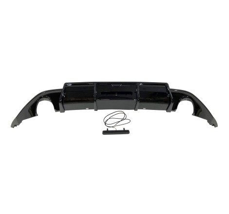 Rear Diffuser Volkswagen Golf 7 look TCR Glossy Black