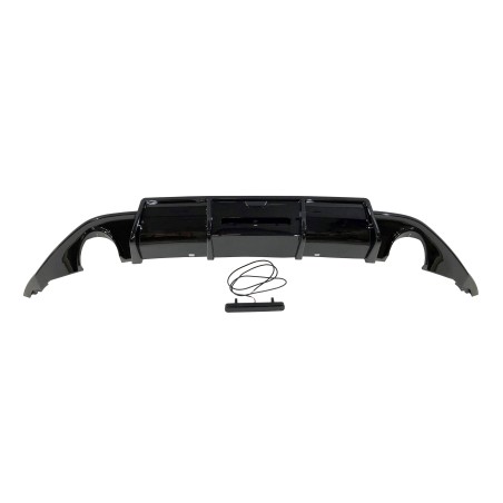 HECKANSATZ HECKSPOILER DIFFUSOR Volkswagen Golf 7 look TCR Glossy Black