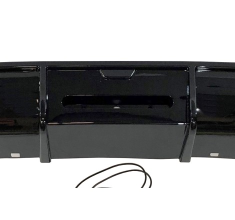 HECKANSATZ HECKSPOILER DIFFUSOR Volkswagen Golf 7 look TCR Glossy Black