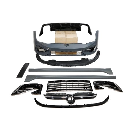STOßSTANGENSET BODYKIT VOLKSWAGEN GOLF 8  3/5D Look R20 2 EXHAUST