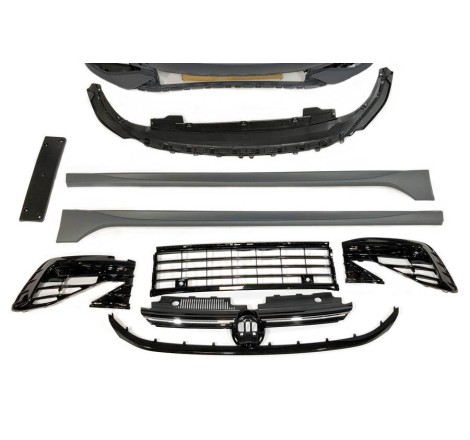 STOßSTANGENSET BODYKIT VOLKSWAGEN GOLF 8  3/5D Look R20 2 EXHAUST