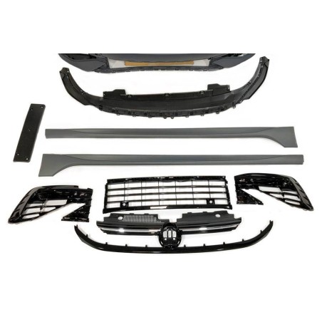 STOßSTANGENSET BODYKIT VOLKSWAGEN GOLF 8  3/5D Look R20 2 EXHAUST