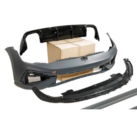 STOßSTANGENSET BODYKIT VOLKSWAGEN GOLF 8  3/5D Look R20 2 EXHAUST