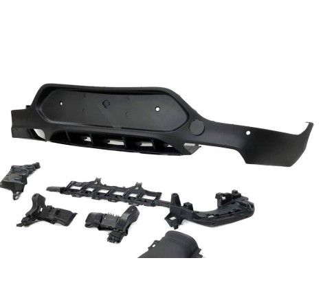 Rear Diffuser Mercedes GLC X253 COUPE 2015-2019 ABS