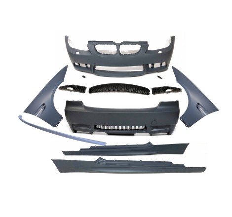 Body Kit BMW E92 06-09 Look M3 2 Exhaust Fenders