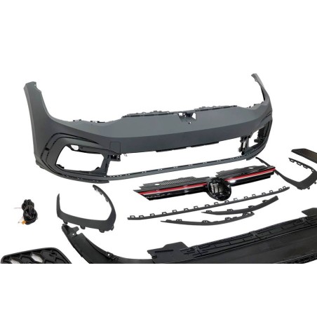 FRONTSTOßSTANGE FRONTSCHÜRZE VOLKSWAGEN Golf 8 2019-2023 Look GTI
