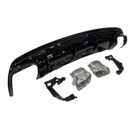 Rear Diffuser Mercedes CLA W117 2013-2015 4D/SW Style Facelift look A45
