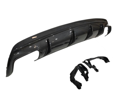 Rear Diffuser Mercedes CLA W117 13-15 4D/SW Look Carbon A45