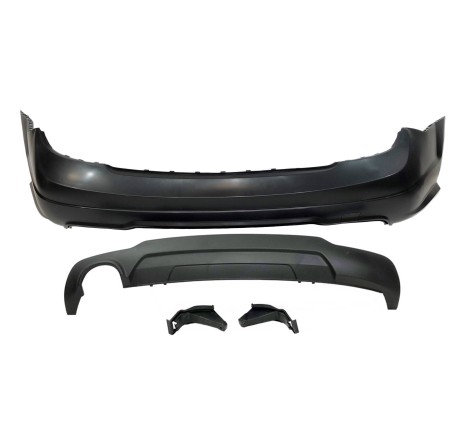 Paragolpes Trasero Mercedes W204 07-13 2-4P 1 Salida Look AMG ABS
