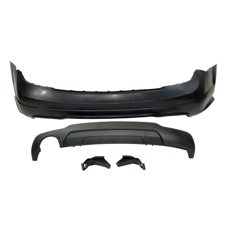 Pare-Choc Arrière Mercedes W204 07-13 2-4P 1 Sortie Look AMG ABS