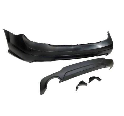 Pare-Choc Arrière Mercedes W204 07-13 2-4P 1 Sortie Look AMG ABS