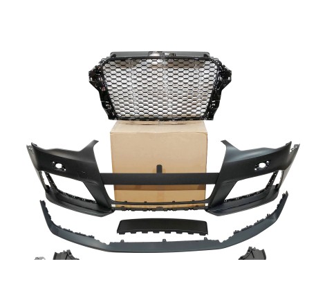 Pare-Choc Avant Audi A3 V8 13-15 Look RS3 II