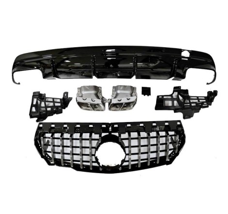 Kit Estetici Mercedes CLA W117 2016-2018 4D/SW Style Facelift look A45